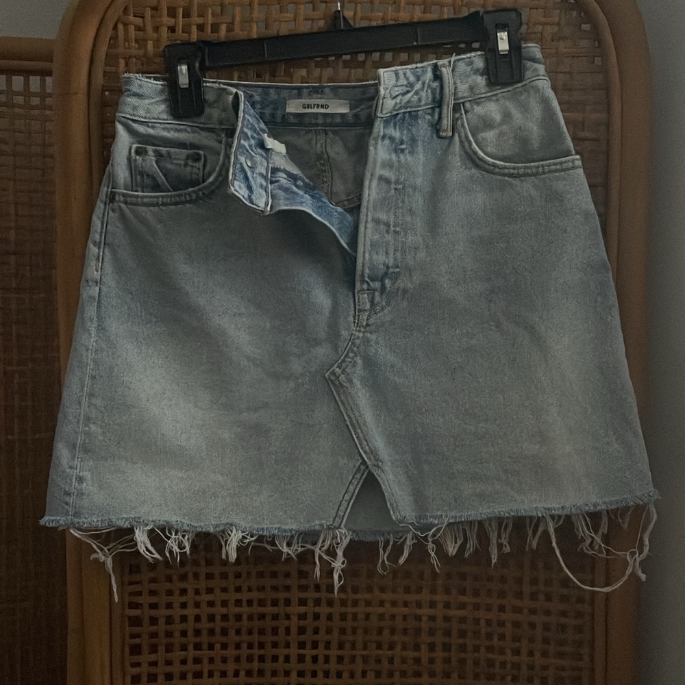Grlfrnd Denim Skirt in size 26